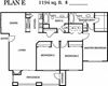 Three bedroom two bath E floor plan Three bedroom two bath E floor plan at Deerwood, Corona, California